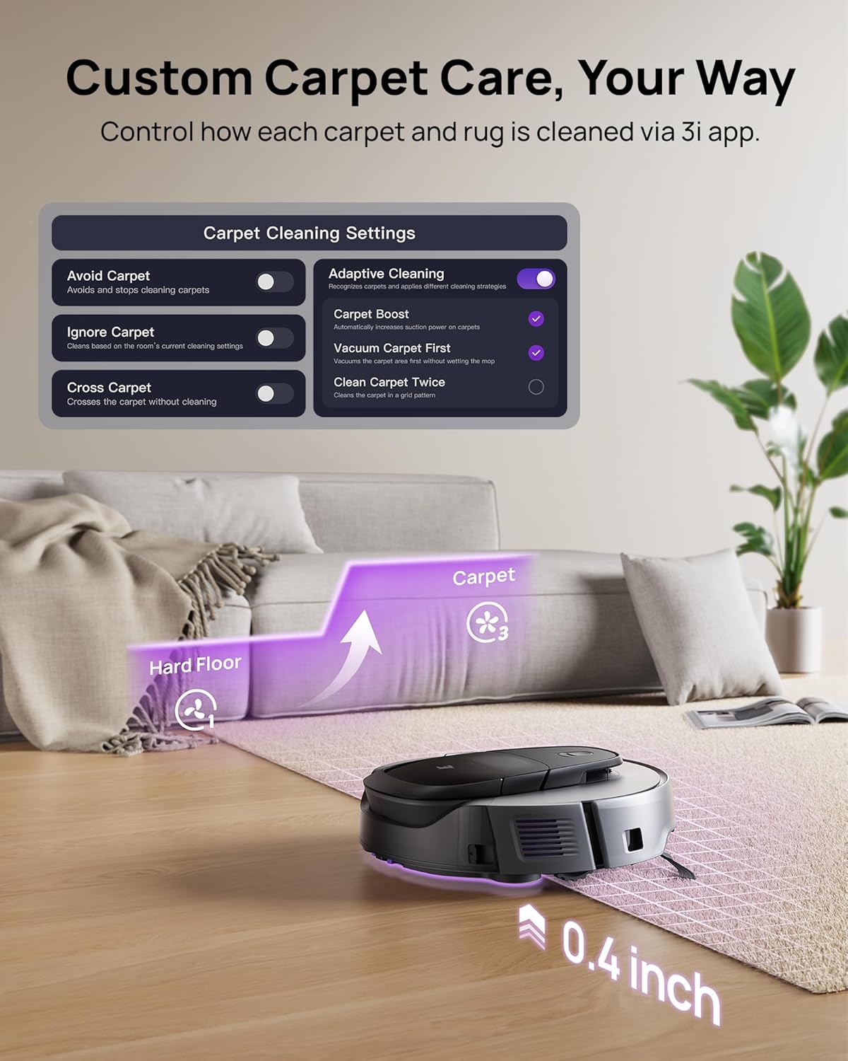 3i G10+ Robot Vacuum